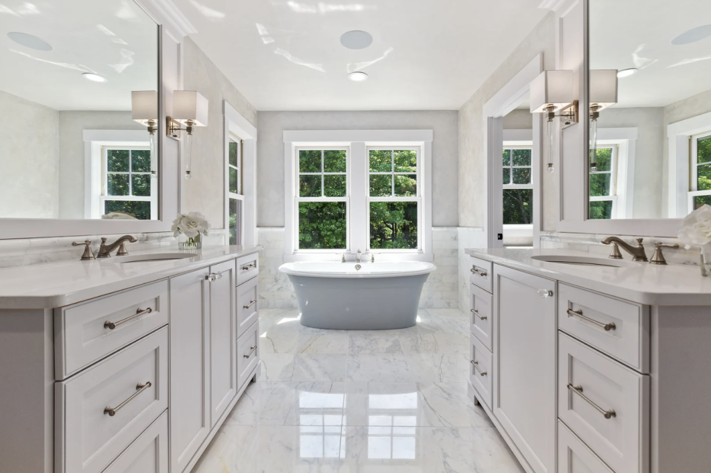 bathroom tile floor redesign