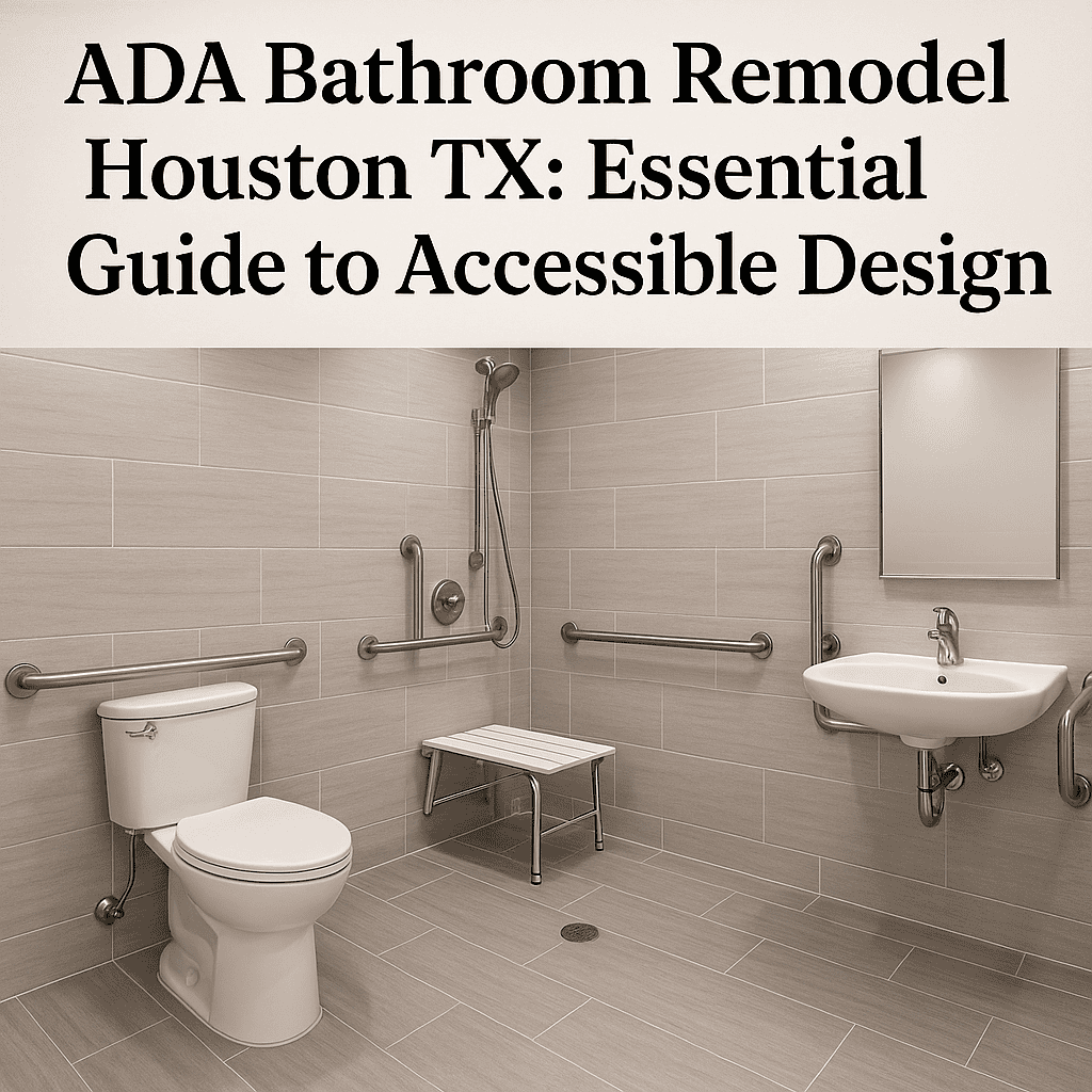 Illustration of ADA Bathroom Remodel Houston TX: Essential Guide to Accessible Design