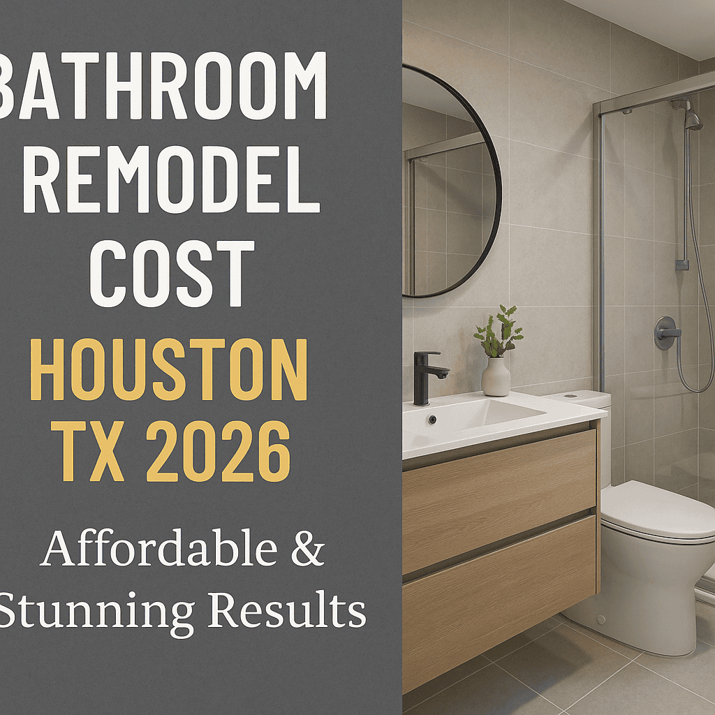Illustration of Bathroom Remodel Cost Houston TX 2026: Affordable & Stunning Results