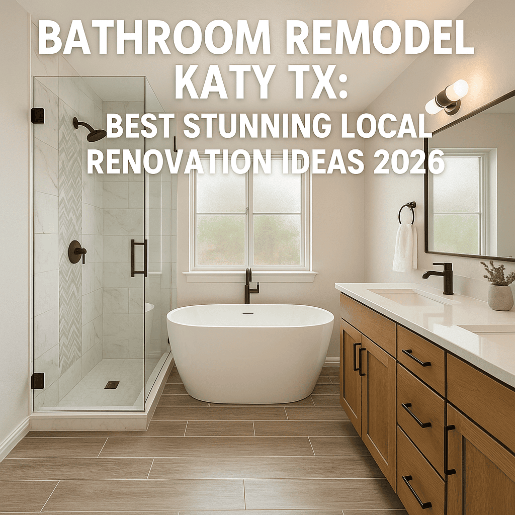 Illustration of Bathroom Remodel Katy TX: Best Stunning Local Renovation Ideas 2026