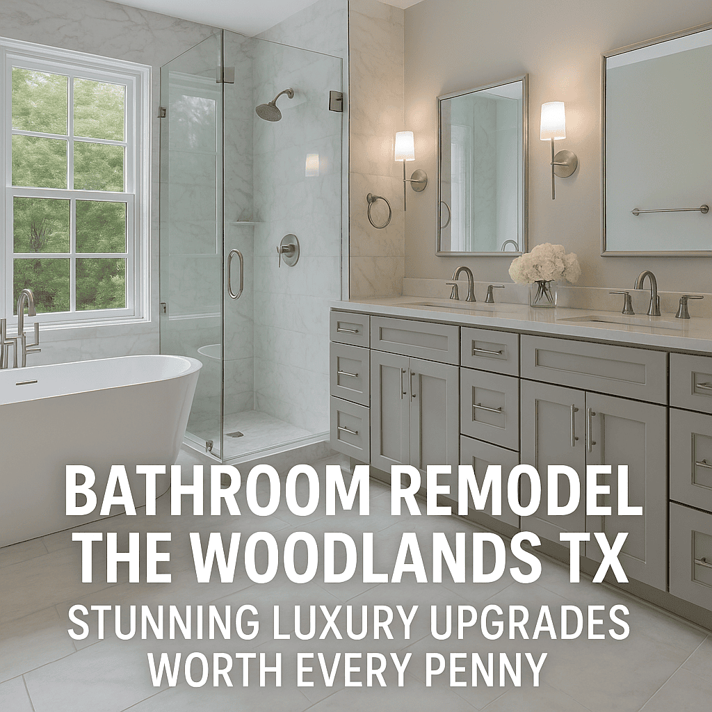 Illustration of Bathroom Remodel The Woodlands TX: Stunning Luxury Upgrades Worth Every Penny