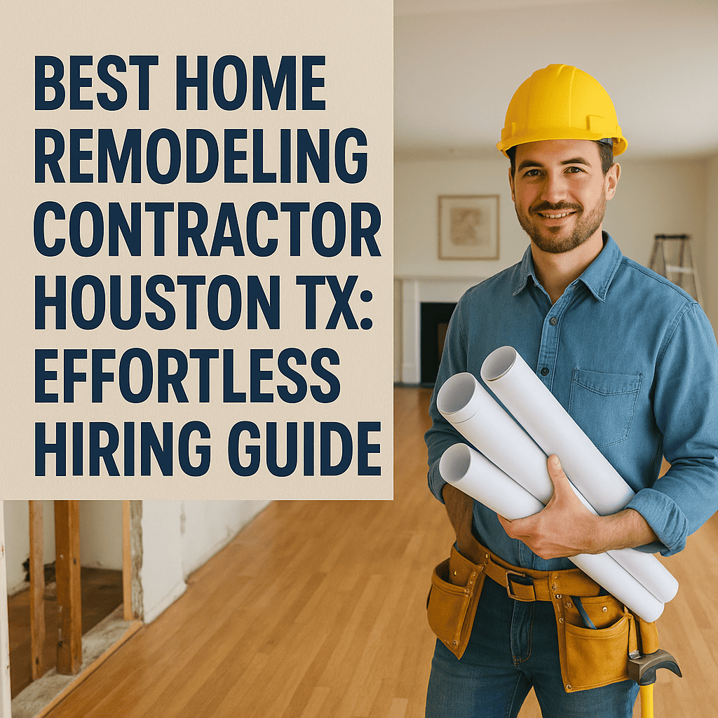 Illustration of Best Home Remodeling Contractor Houston TX: Effortless Hiring Guide