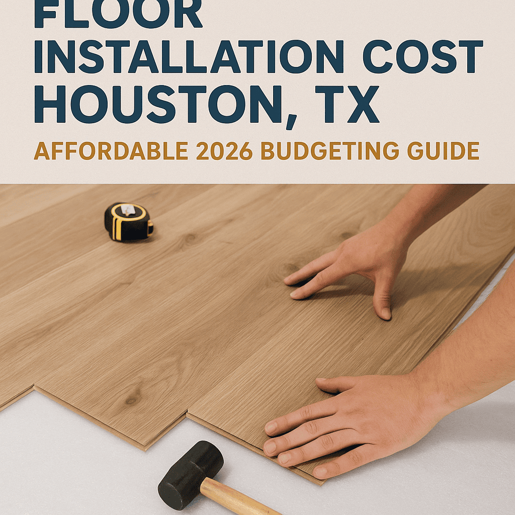 Illustration of Floor Installation Cost Houston TX: Affordable 2026 Budgeting Guide