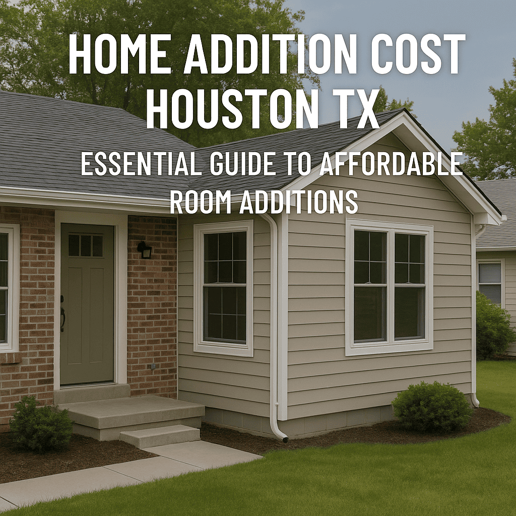 Illustration of Home Addition Cost Houston TX: Essential Guide to Affordable Room Additions