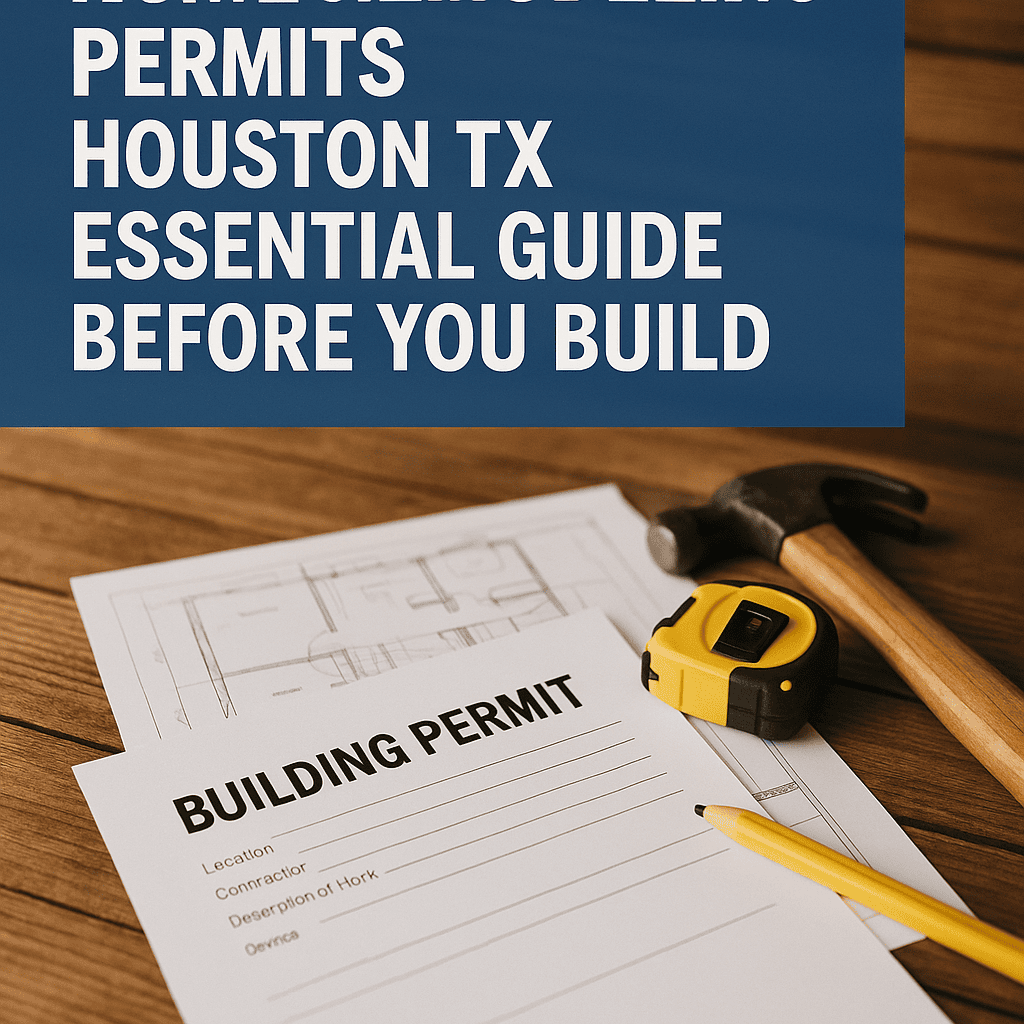 Illustration of Home Remodeling Permits Houston TX: Essential Guide Before You Build
