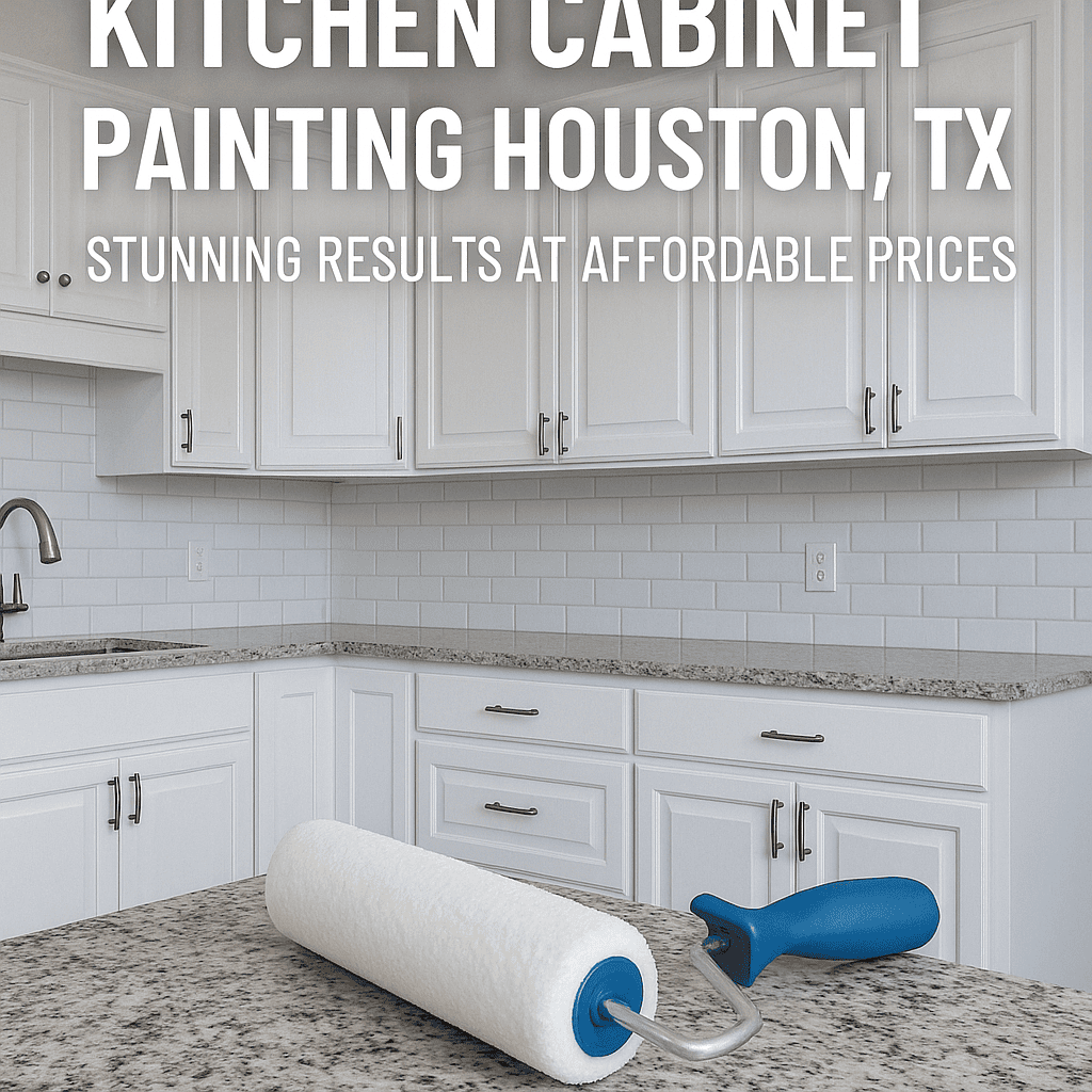 Illustration of Kitchen Cabinet Painting Houston TX: Stunning Results at Affordable Prices