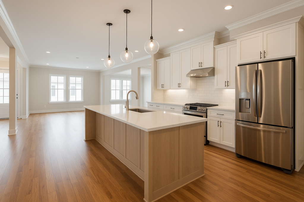 Illustration of Kitchen Island Houston TX: Stunning Ideas for Open Floor Plan Homes