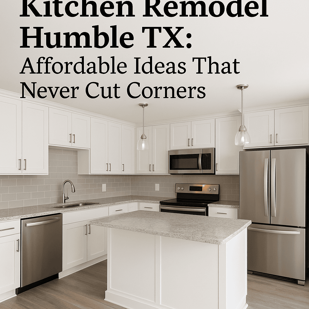 Illustration of Kitchen Remodel Humble TX: Affordable Ideas That Never Cut Corners