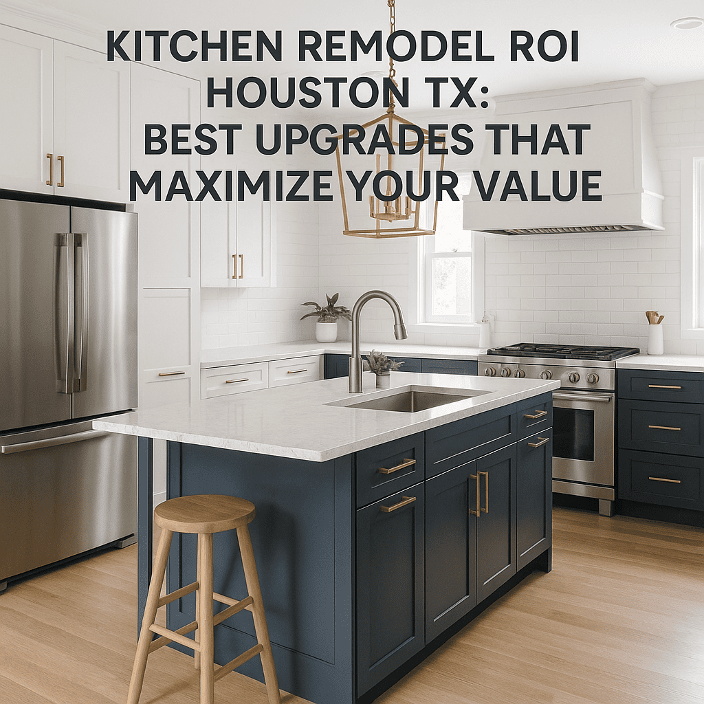 Illustration of Kitchen Remodel ROI Houston TX: Best Upgrades That Maximize Your Value